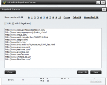 +A Multiple Page Rank Checker screenshot 8
