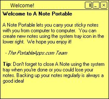 A Note Portable screenshot 2