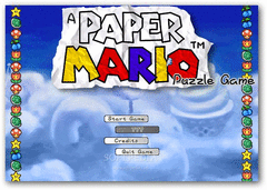 A Paper Mario Puzzle Game screenshot