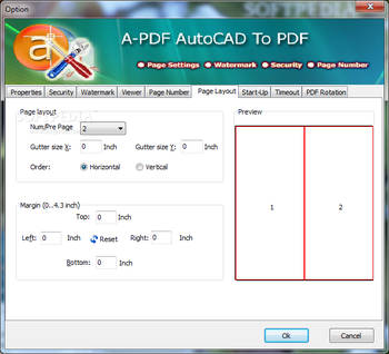 A-PDF AutoCAD to PDF screenshot 8