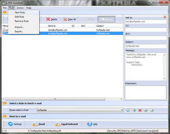 A-PDF AutoMail screenshot 3