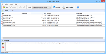A-PDF Batch Print screenshot