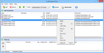 A-PDF Batch Print screenshot 2