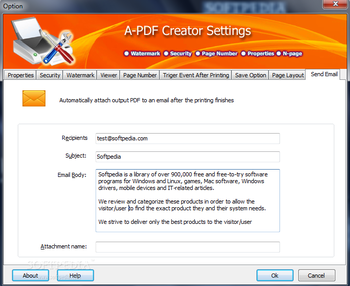 A-PDF Creator screenshot 9