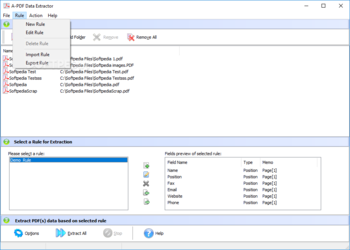 A-PDF Data Extractor screenshot 2