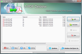 A-PDF Deskew screenshot 3