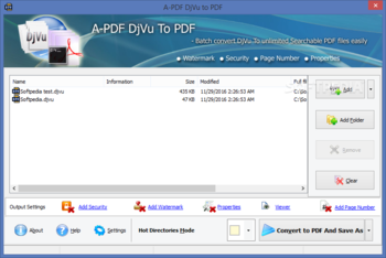 A-PDF DJVU to PDF screenshot 2