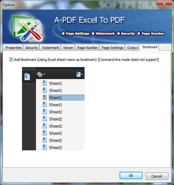 A-PDF Excel to PDF screenshot 10