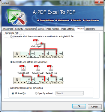 A-PDF Excel to PDF screenshot 9
