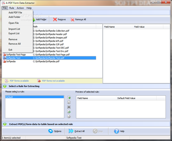 A-PDF Form Data Extractor screenshot 3