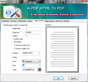 A-PDF HTML to PDF screenshot 8