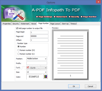 A-PDF InfoPath to PDF screenshot 7