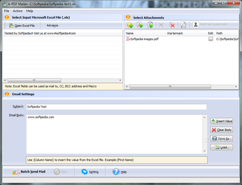 A-PDF Mailer screenshot
