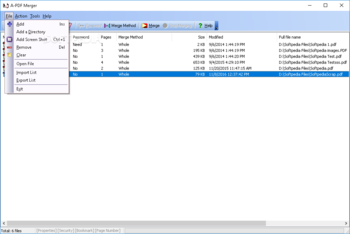 A-PDF Merger screenshot 2