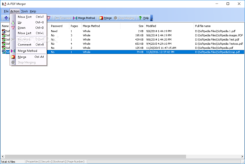 A-PDF Merger screenshot 3
