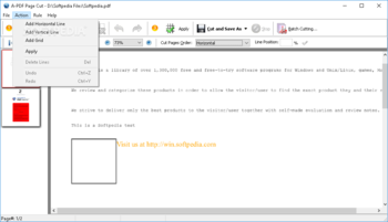 A-PDF Page Cut screenshot 3