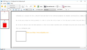 A-PDF Page Cut screenshot 4