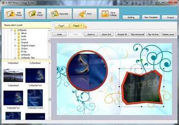 A-PDF Photo Collage Builder screenshot