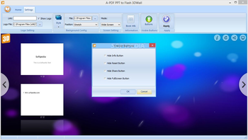 A-PDF PPT to Flash 3DWall screenshot 4