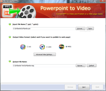 A-PDF PPT to Video screenshot