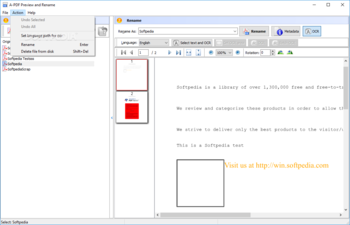 A-PDF Preview and Rename screenshot 3