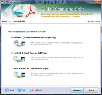 A-PDF Scan and Split screenshot 5