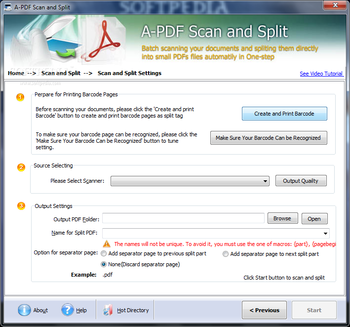 A-PDF Scan and Split screenshot 6