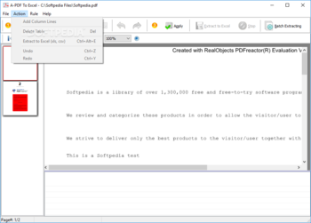 A-PDF To Excel screenshot 3