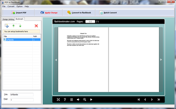 A-PDF to FlashBook screenshot 2