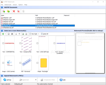 A-PDF Watermark screenshot