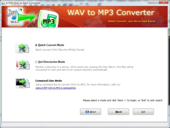 A-PDF Wav to MP3 screenshot