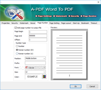 A-PDF Word to PDF screenshot 10