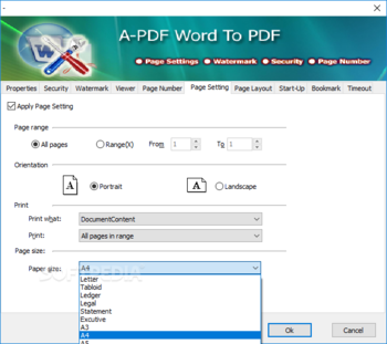 A-PDF Word to PDF screenshot 11