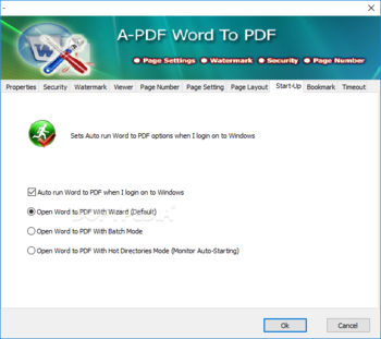 A-PDF Word to PDF screenshot 13
