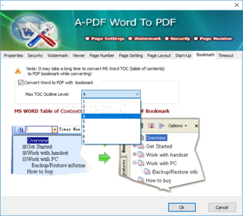 A-PDF Word to PDF screenshot 14