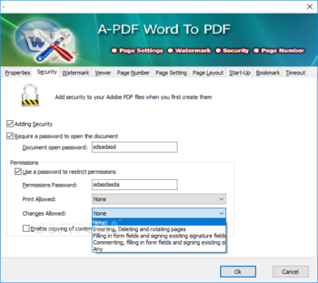 A-PDF Word to PDF screenshot 16