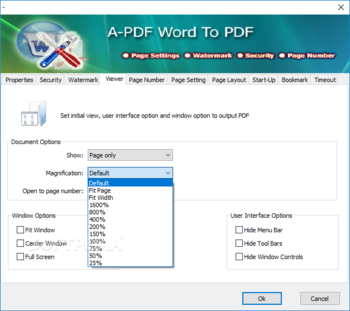 A-PDF Word to PDF screenshot 9