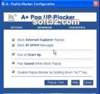 A+ PopUp Blocker screenshot 2