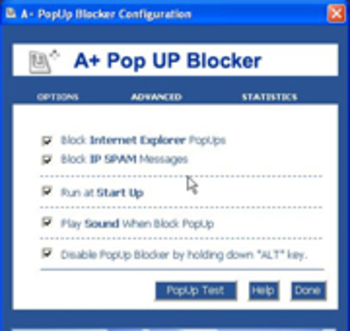 A+ PopUp Blocker screenshot 3