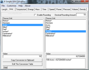 A Simple Unit Converter screenshot 2