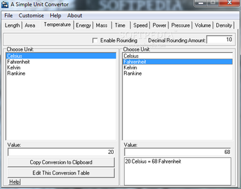 A Simple Unit Converter screenshot 3