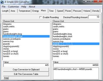 A Simple Unit Converter screenshot 5