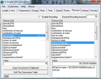 A Simple Unit Converter screenshot 9