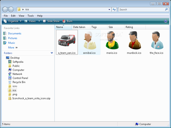 A Team Vista Icons screenshot