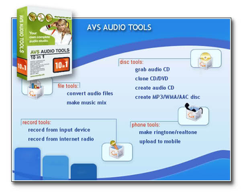 A V S - AUDIO Tools screenshot