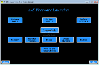 A-Z Freeware Launcher screenshot