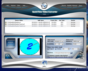 A-Z QuickTime Video Converter screenshot