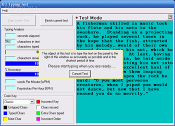 A-Z Typing Test screenshot 2