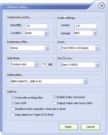 A1 DVD Audio Ripper screenshot 2