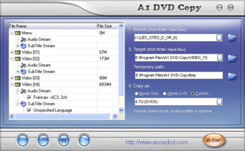 A1 DVD Copy screenshot 3